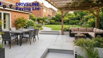 Residential Patio in a UK Suburban Home Featured