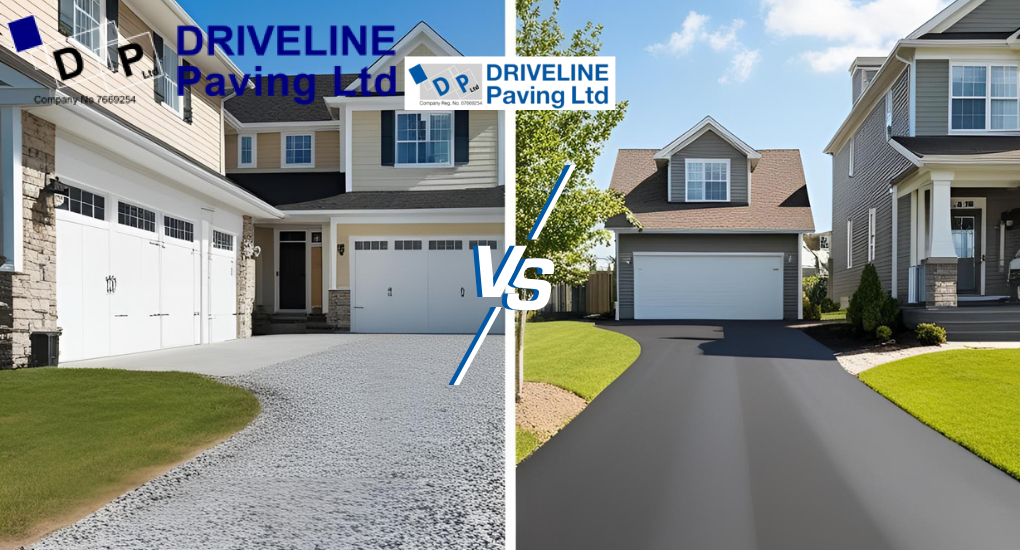 Gravel and Tarmac Driveway