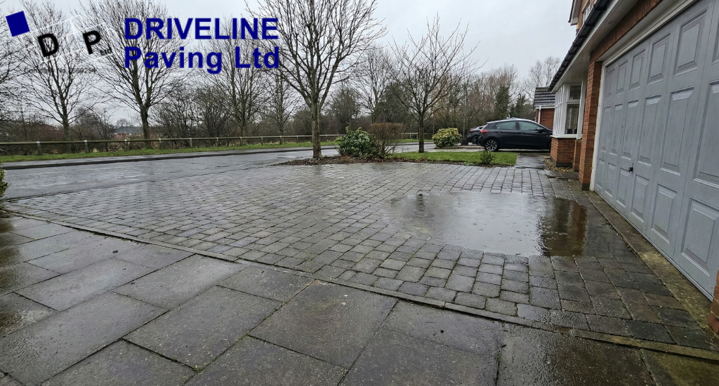 Low areas that collect water freeze more often, accelerating surface movement and winter damage.