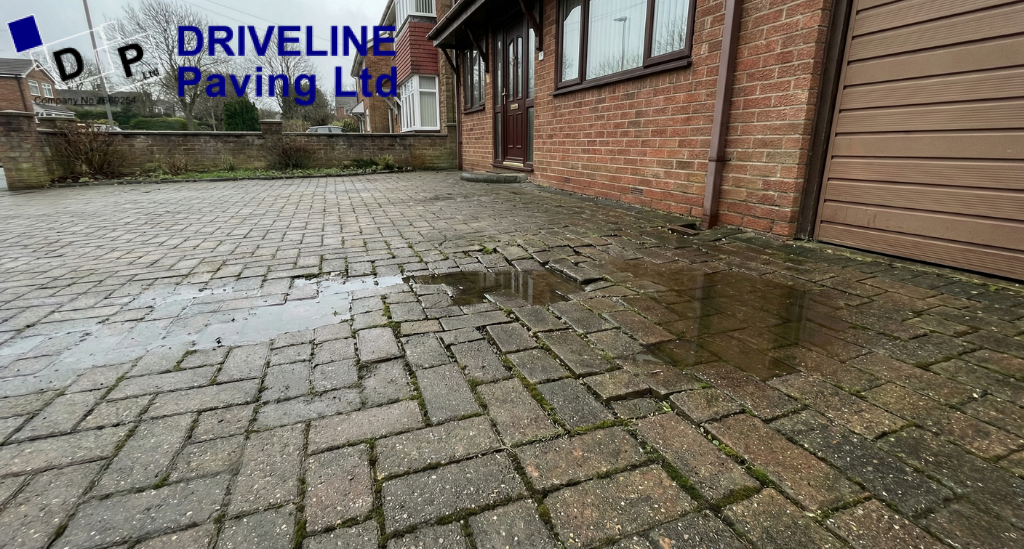 Uneven surfaces and recurring damp patches in January often point to weakness in the driveway base below.