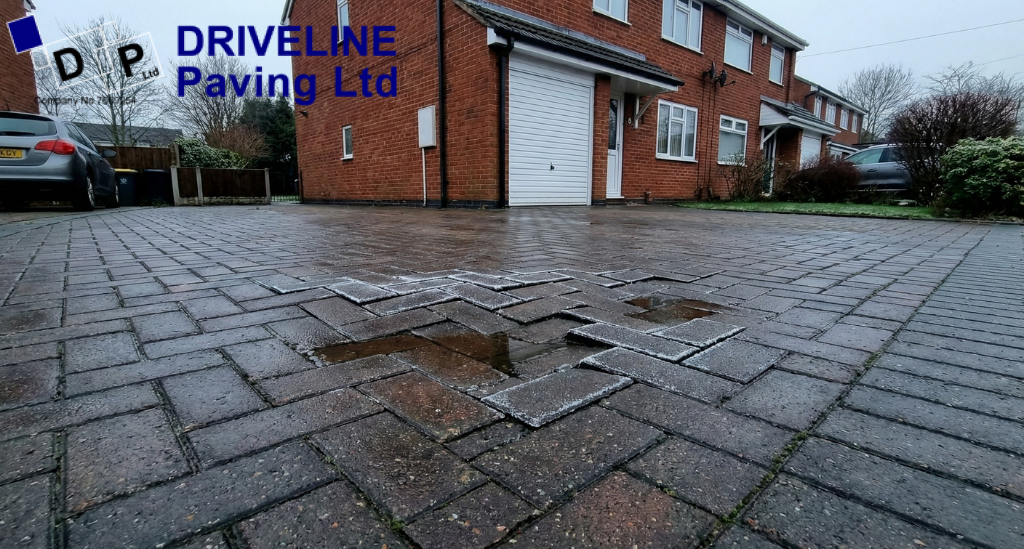 Frost heave lifts driveway surfaces unevenly, a problem that often becomes visible during January freeze–thaw cycles.