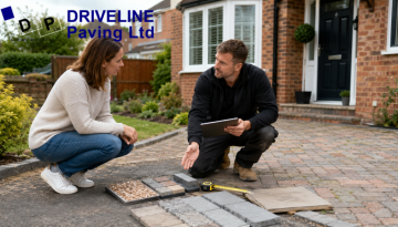 Homeowner and contractor in discussion