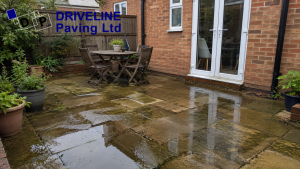 poor patio drainage
