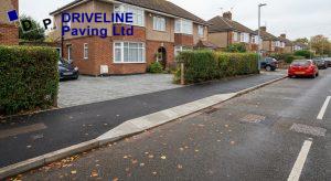 dropped kerb vehicle crossing on an essex street